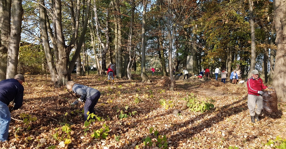 sprzątanie cmentarza - grabowo 17.10.2018