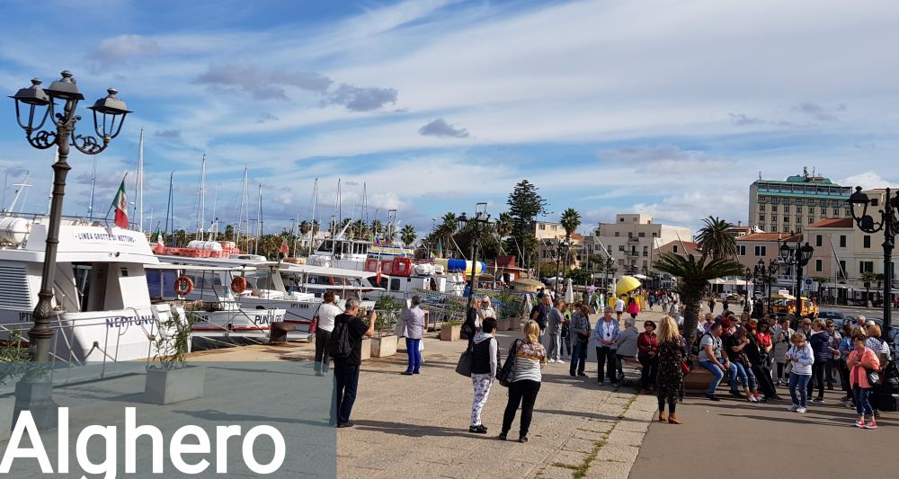Pierwszy dzień zwiedzania - 16.10.2019 (środa) - Alghero i Sassari.