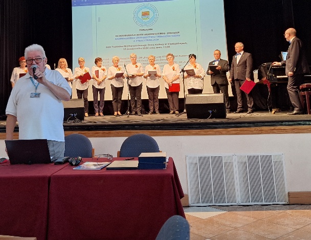 Inauguracja IX roku akademickiego Nadmorskiego SUTW w Międzyzdrojach 18.10.2024.
